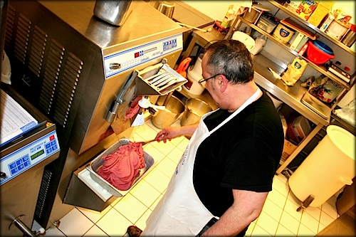 ... här är det hallon.